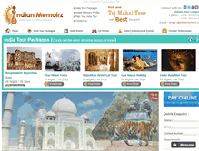 Tablet Screenshot of indianmemoirz.com